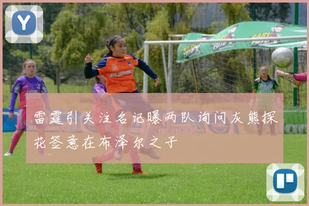 雷霆引关注名记曝两队询问灰熊探花签意在布泽尔之子
